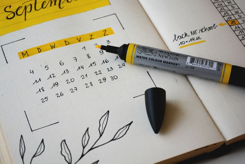 A serene, aesthetic top-down view of a morning routine setup: a glass of water, a small green plant, and a physical notebook with a 'Daily Habits' checklist. Bright, soft natural lighting. No people. Modern and premium feel.